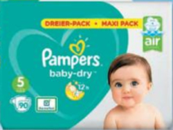 Pampers - Baby-Dry Maxi- Maxi Pack - Größe 4 - 90 Windeln